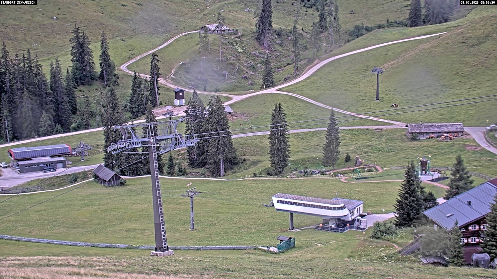 Archiv Foto Webcam Blick von Lofer auf die Berchtesgadener Alpen