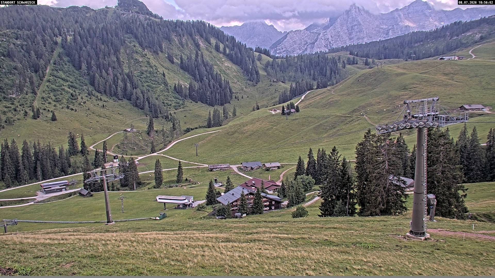 Archiv Foto Webcam Blick von Lofer auf die Berchtesgadener Alpen