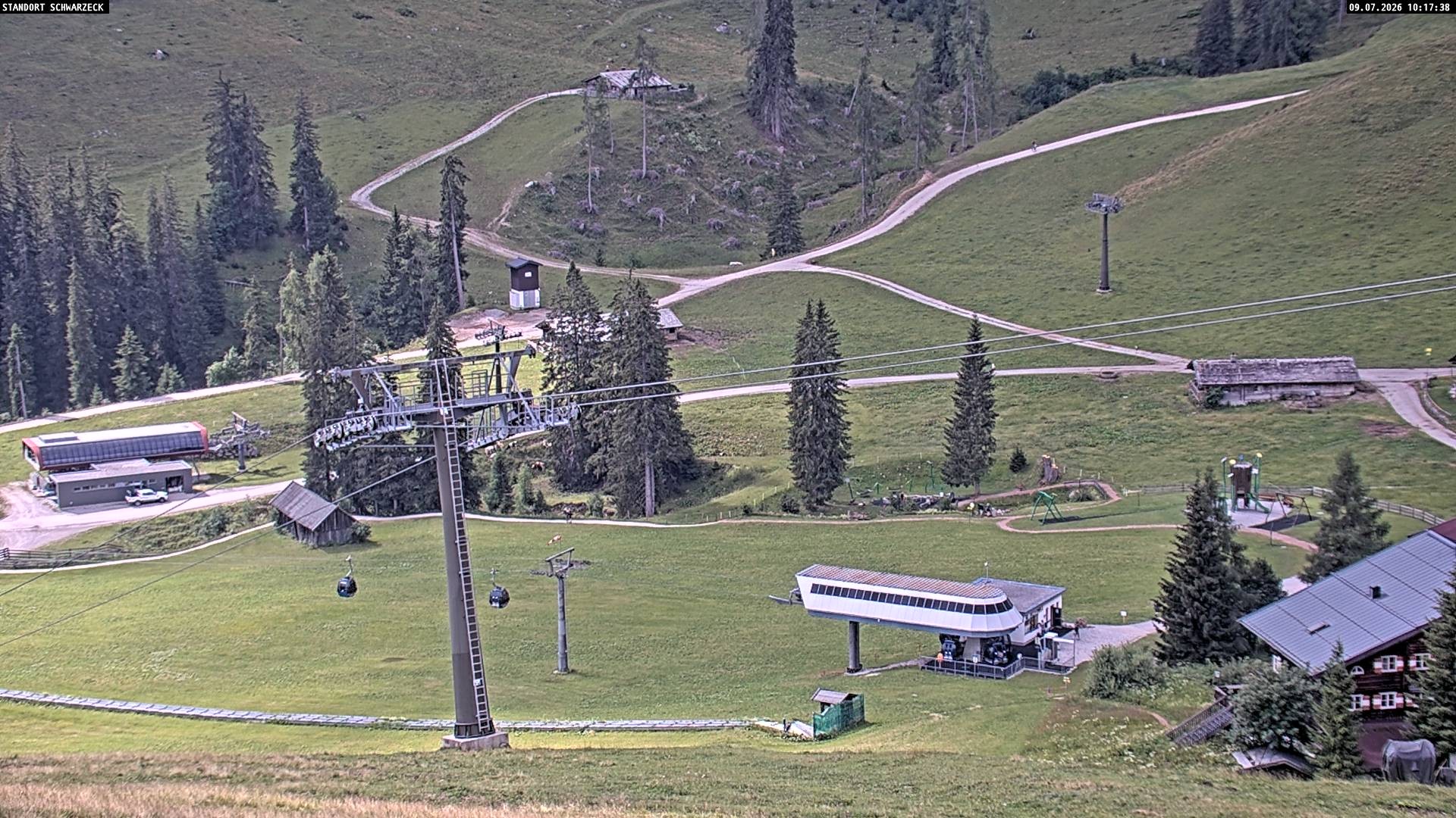 Archiv Foto Webcam Blick von Lofer auf die Berchtesgadener Alpen