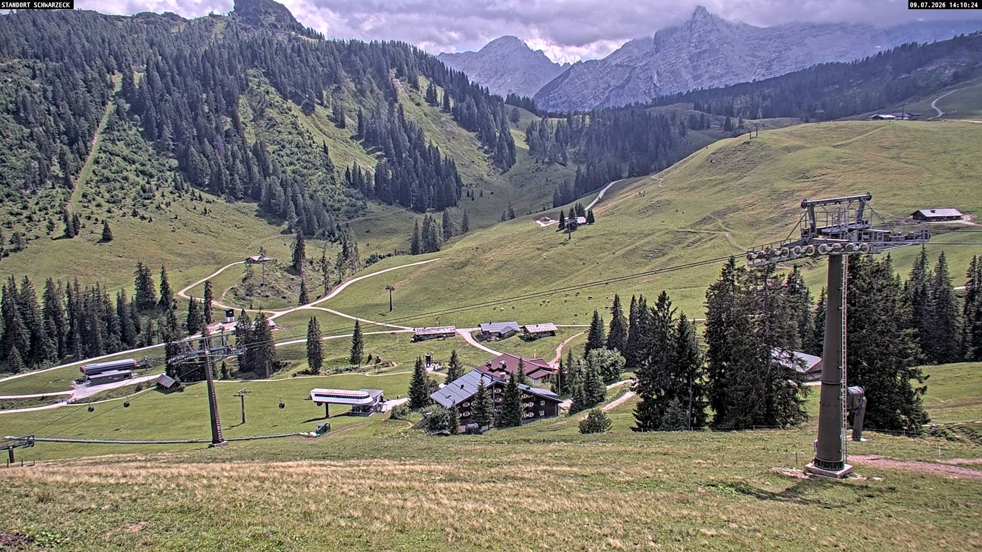 Archived image Webcam Alps of Berchtesgaden from Lofer, Tyrol