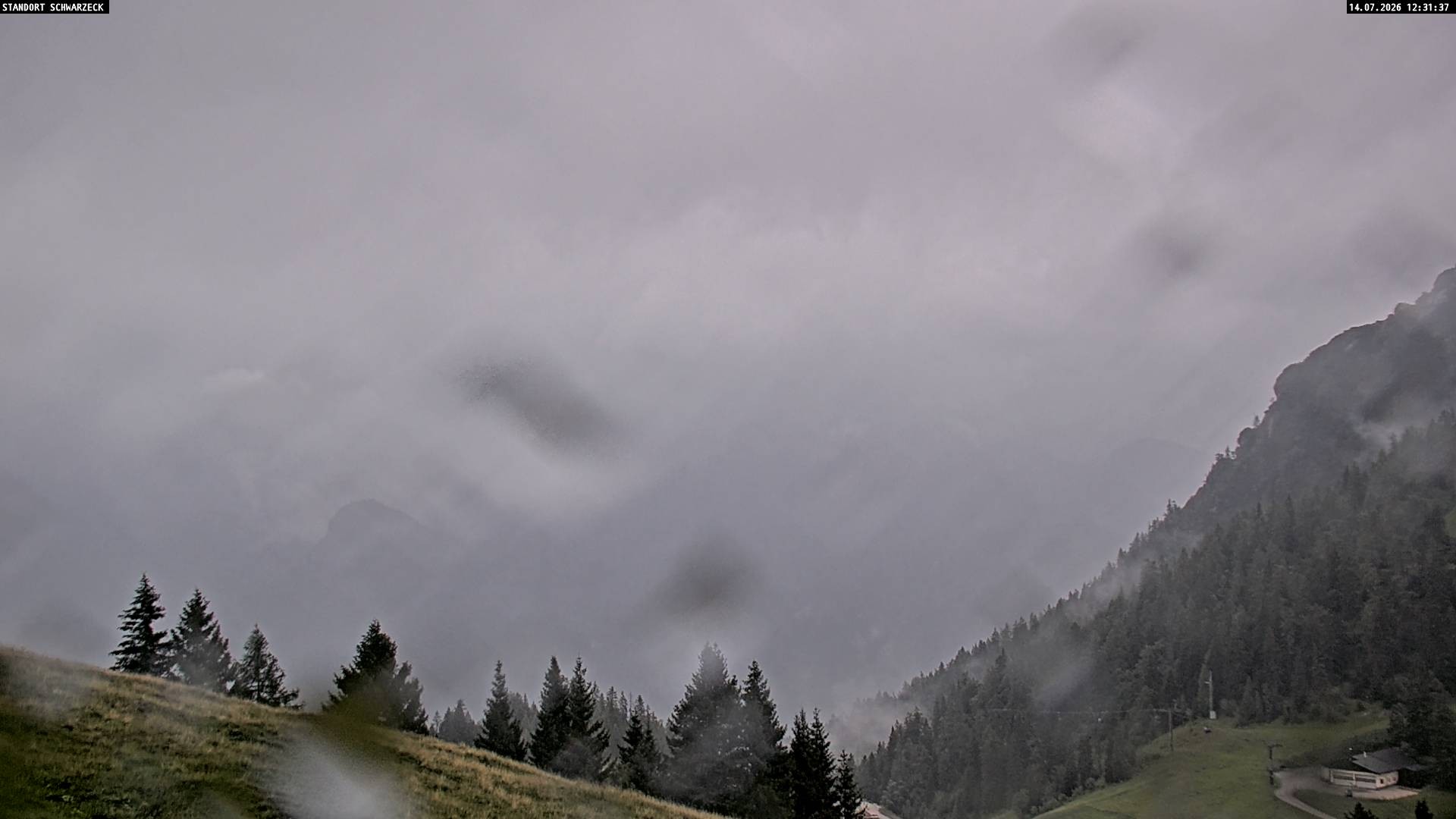 Archiv Foto Webcam Blick von Lofer auf die Berchtesgadener Alpen