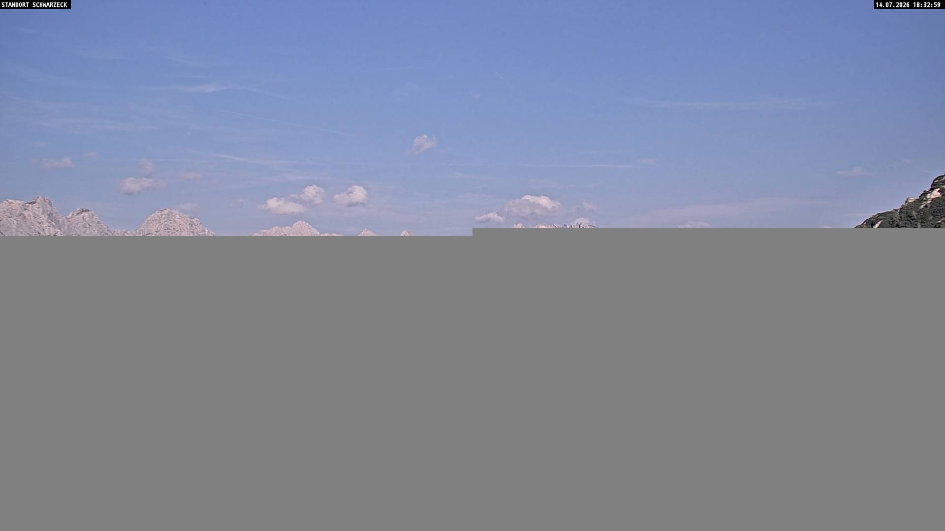 Archiv Foto Webcam Blick von Lofer auf die Berchtesgadener Alpen