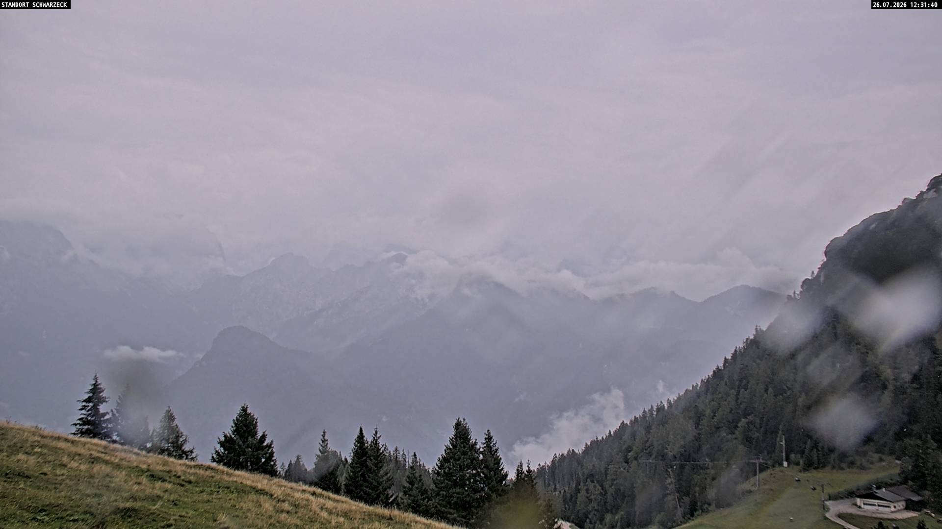 Archiv Foto Webcam Blick von Lofer auf die Berchtesgadener Alpen