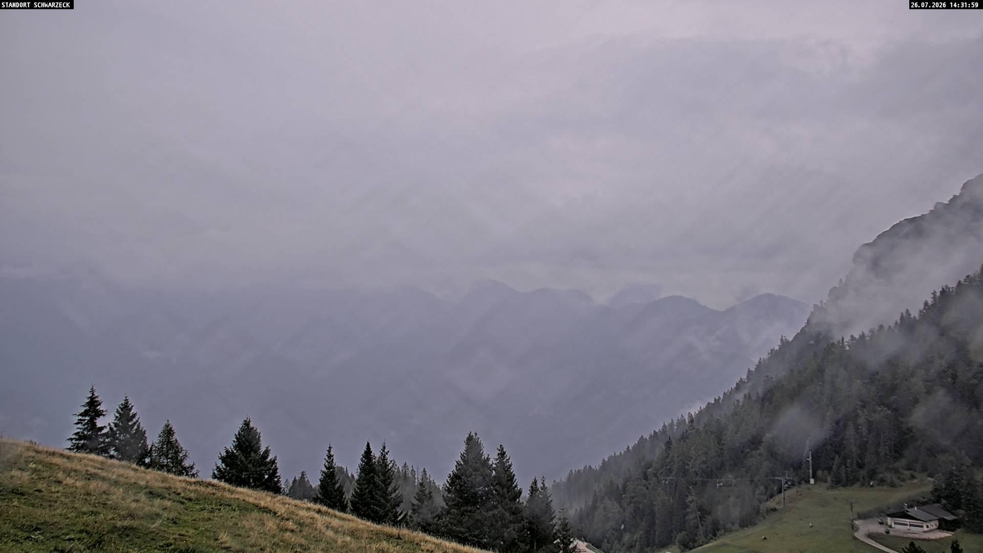Archiv Foto Webcam Blick von Lofer auf die Berchtesgadener Alpen