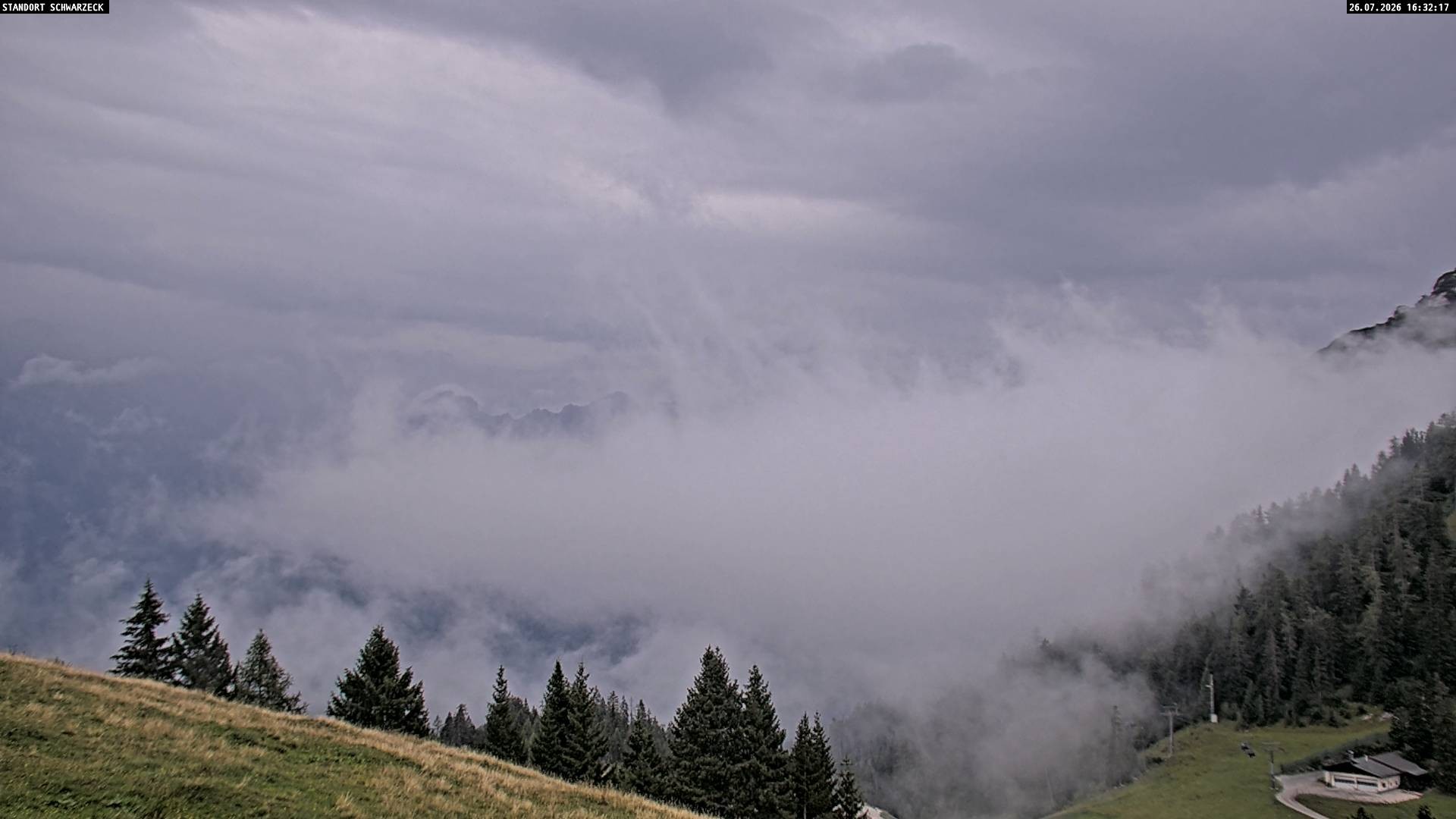 Archiv Foto Webcam Blick von Lofer auf die Berchtesgadener Alpen