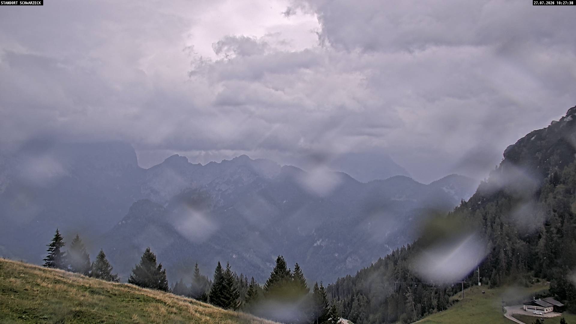 Archiv Foto Webcam Blick von Lofer auf die Berchtesgadener Alpen