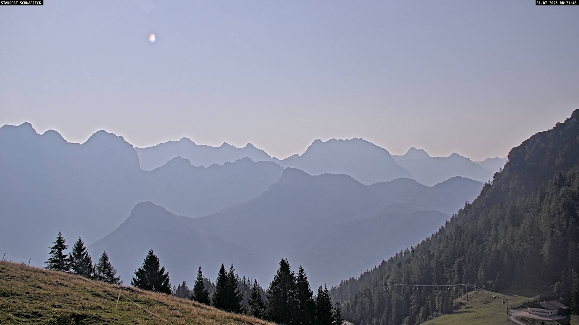 Archived image Webcam Alps of Berchtesgaden from Lofer, Tyrol