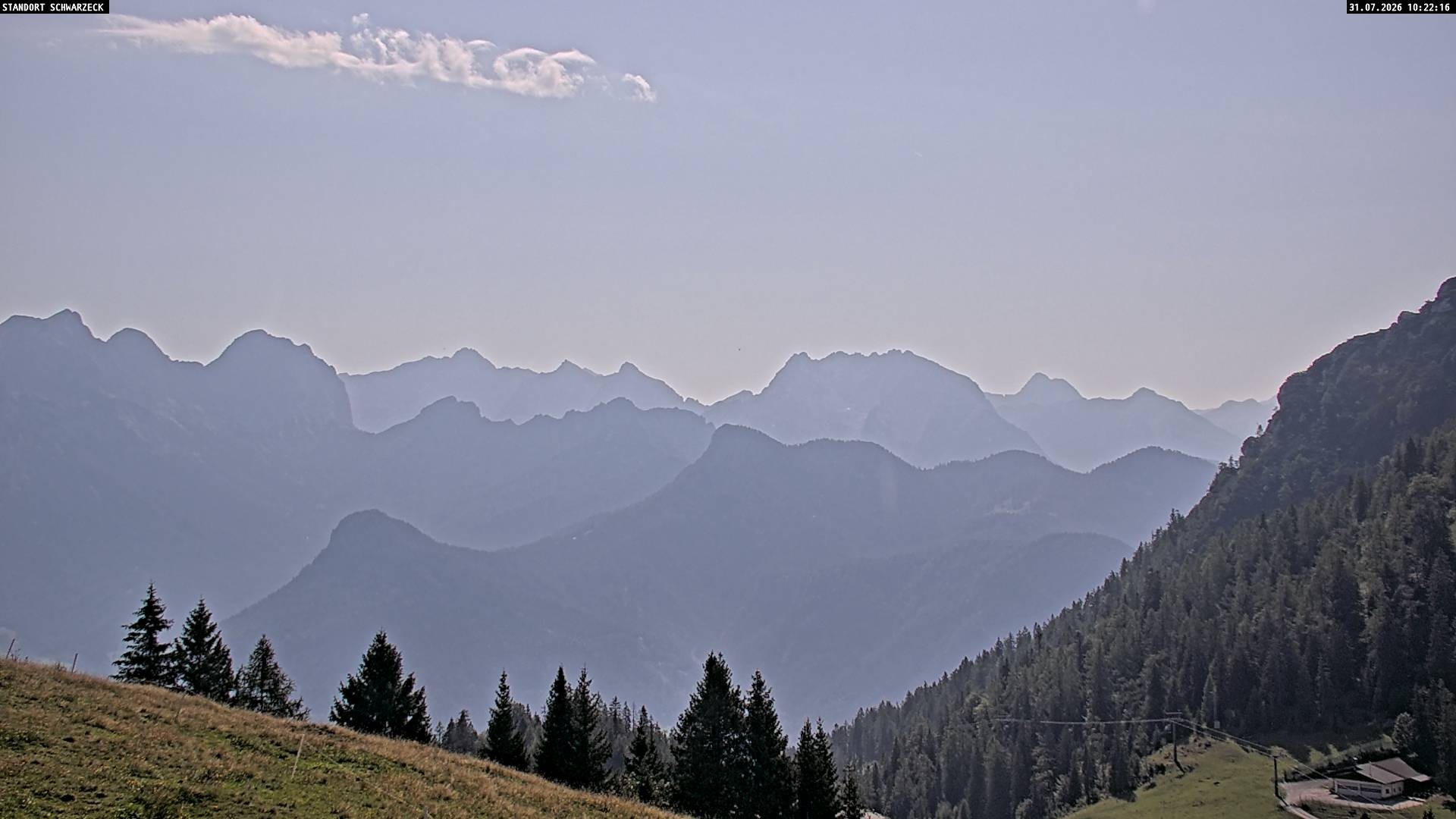 Archived image Webcam Alps of Berchtesgaden from Lofer, Tyrol
