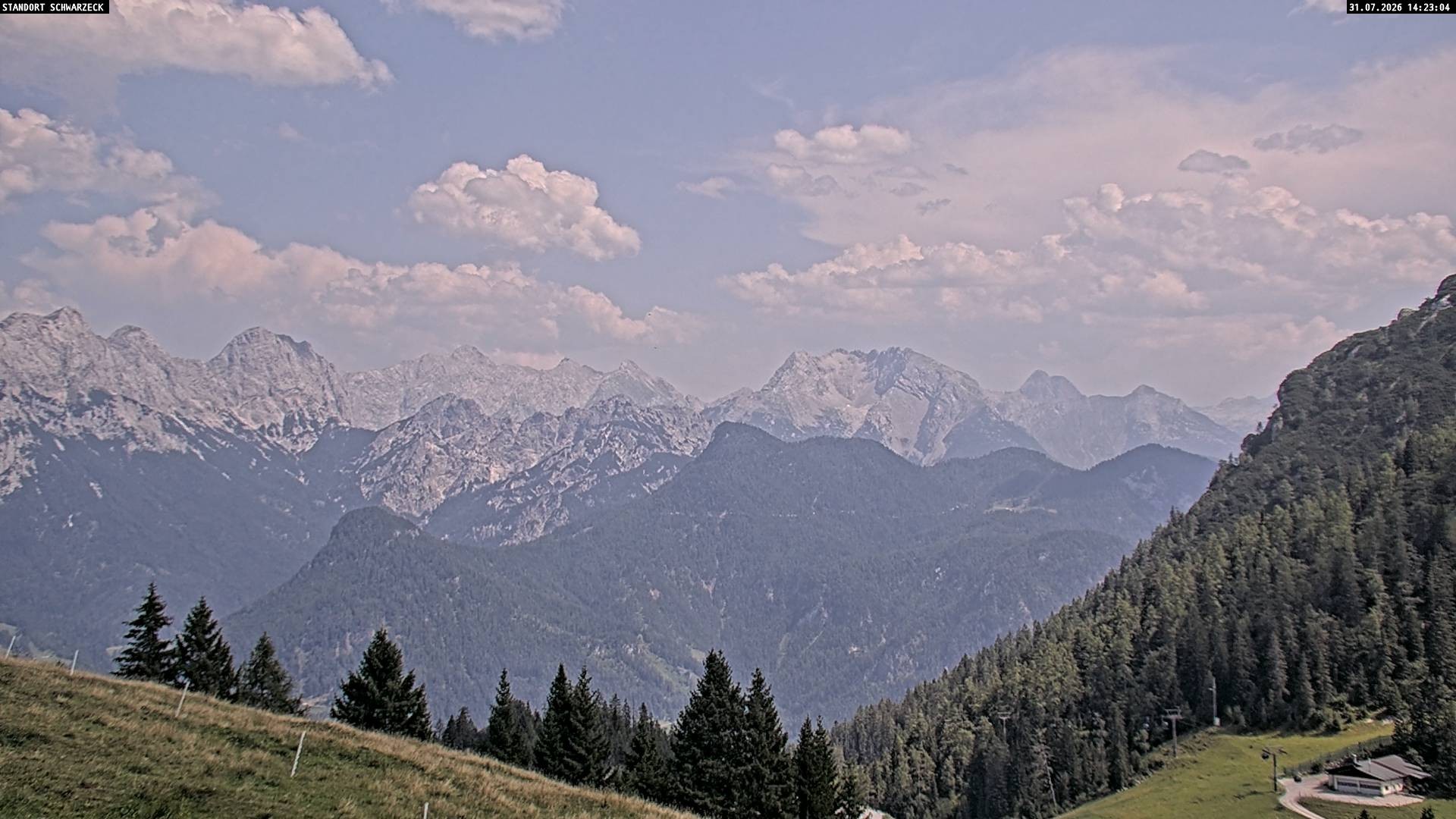 Archived image Webcam Alps of Berchtesgaden from Lofer, Tyrol