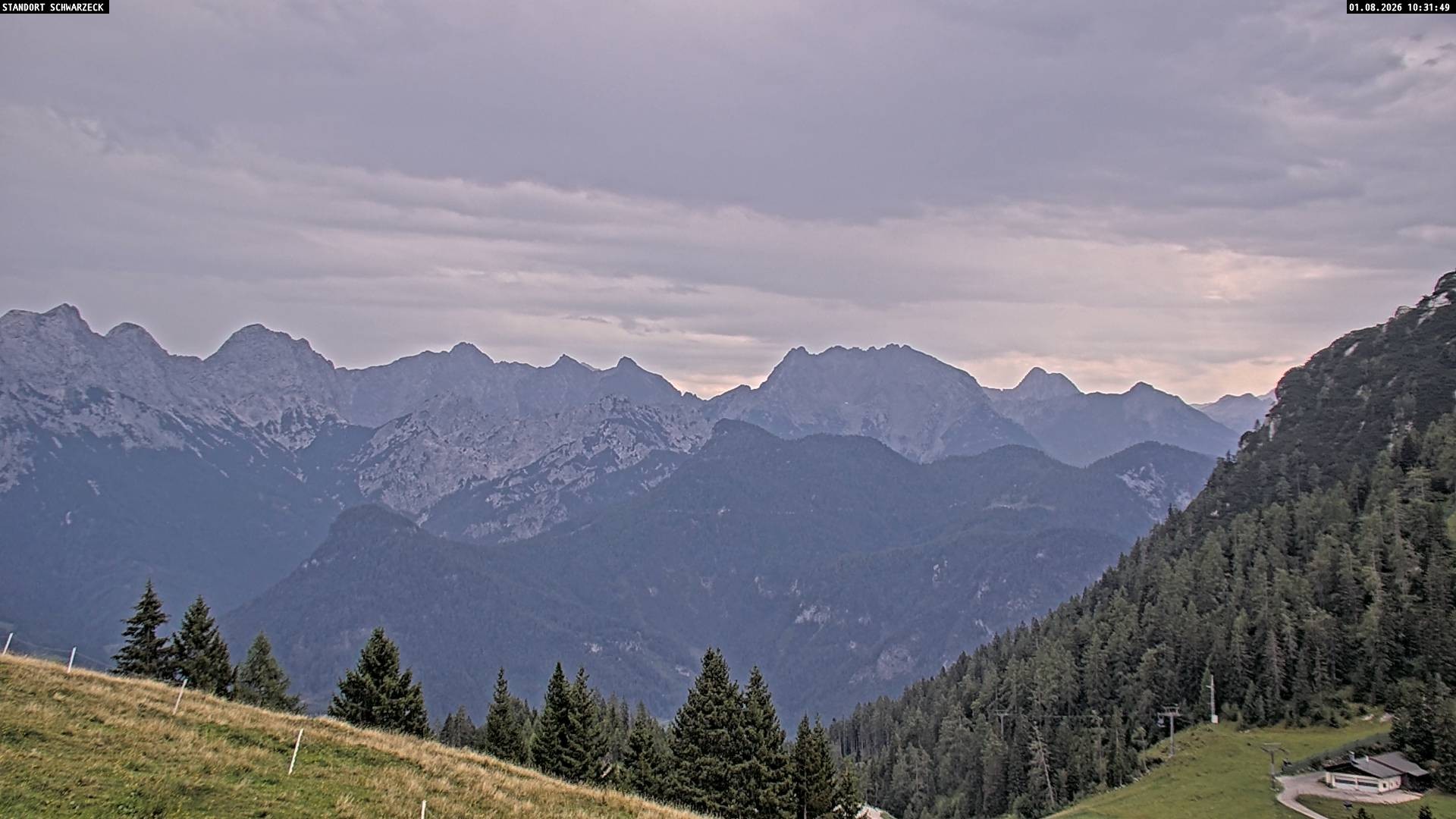 Archiv Foto Webcam Blick von Lofer auf die Berchtesgadener Alpen