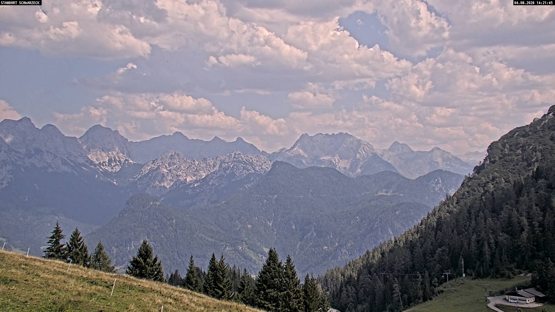 Archiv Foto Webcam Blick von Lofer auf die Berchtesgadener Alpen