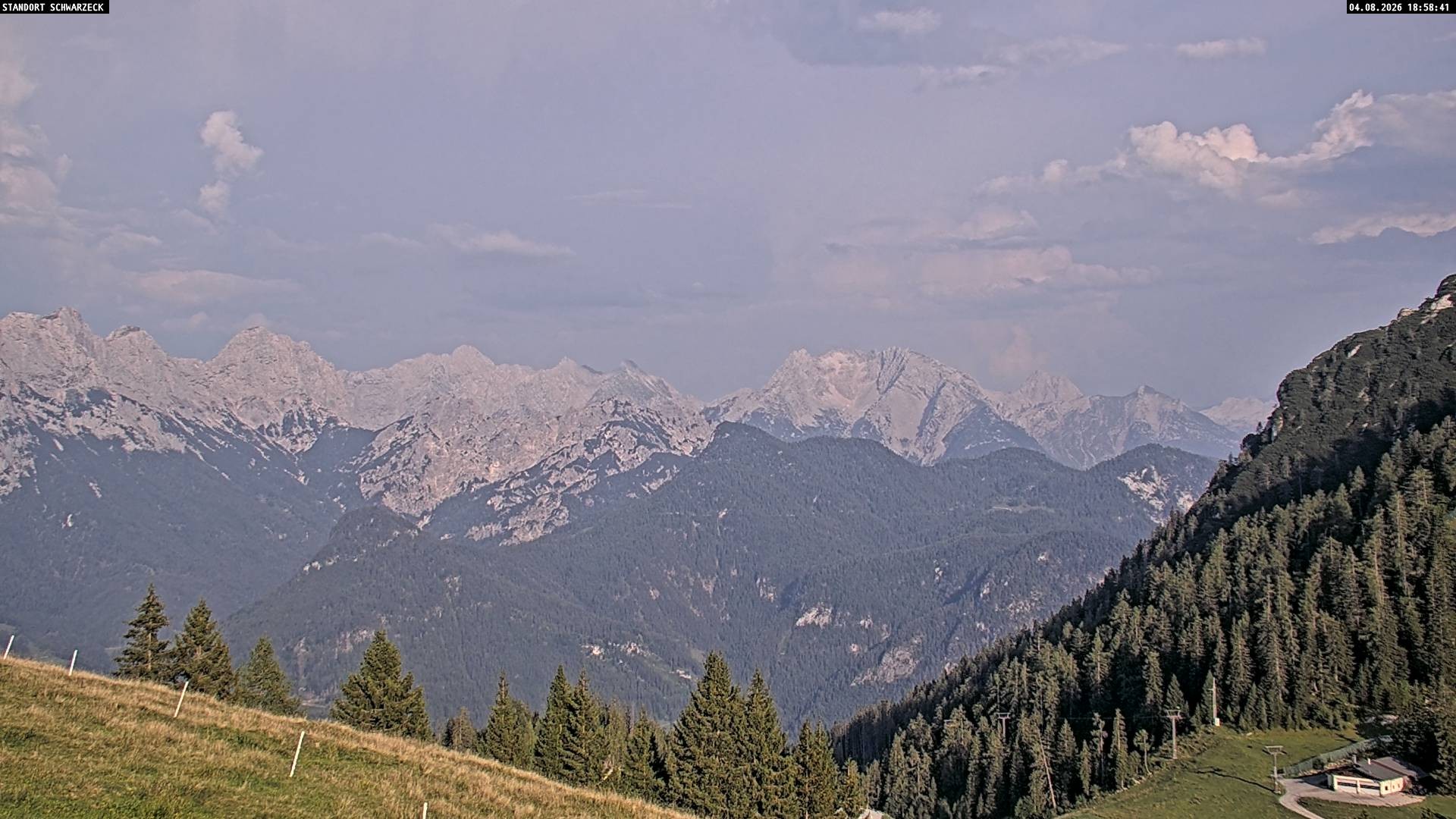 Archiv Foto Webcam Blick von Lofer auf die Berchtesgadener Alpen