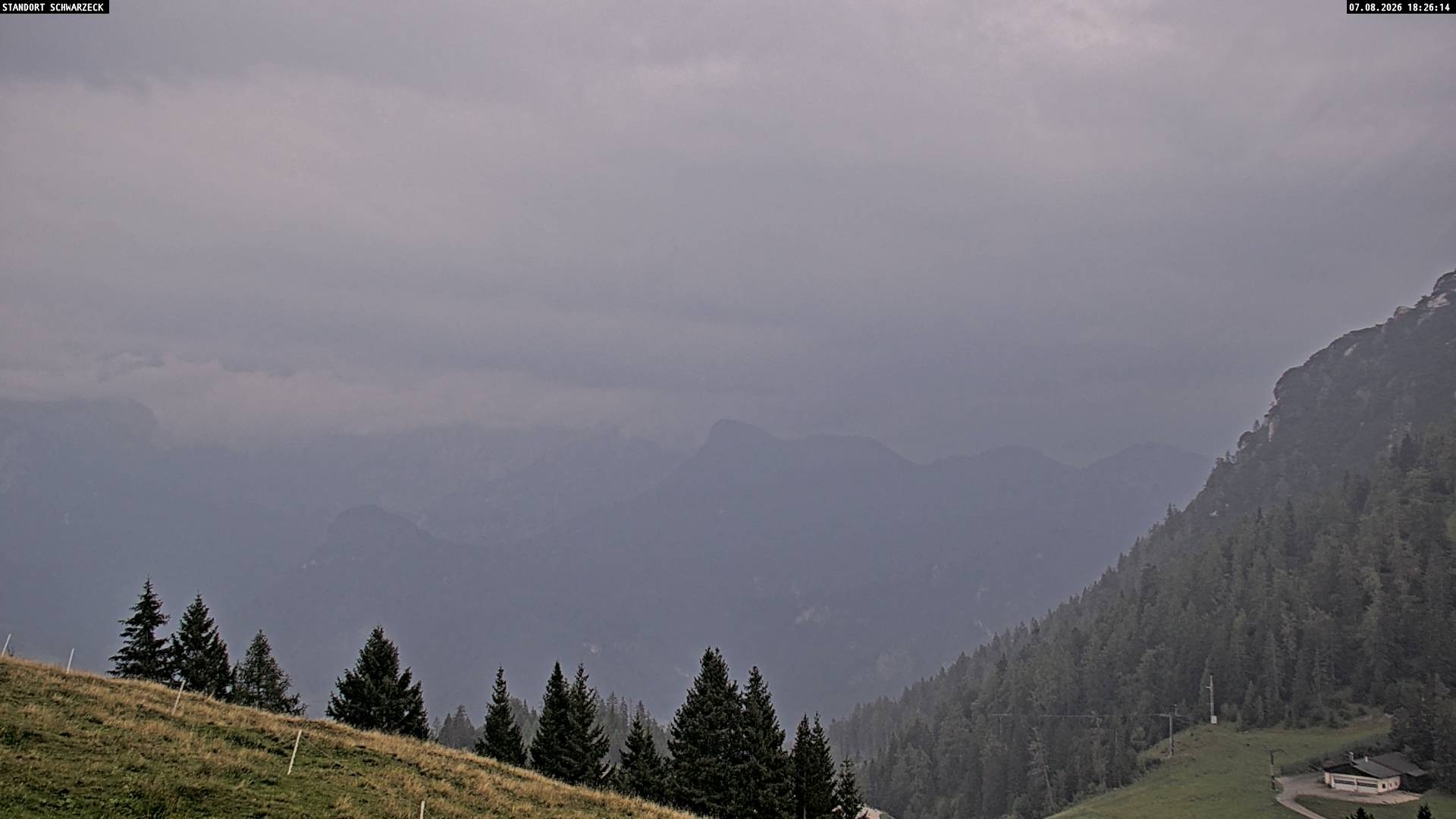 Archiv Foto Webcam Blick von Lofer auf die Berchtesgadener Alpen
