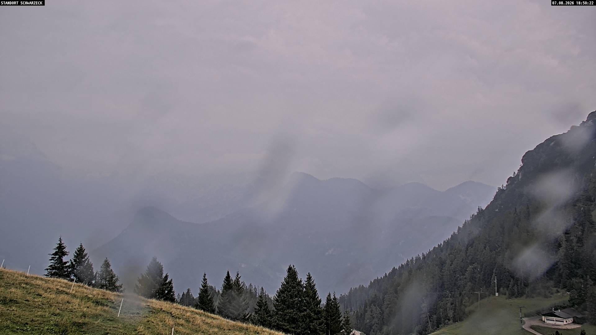 Archiv Foto Webcam Blick von Lofer auf die Berchtesgadener Alpen