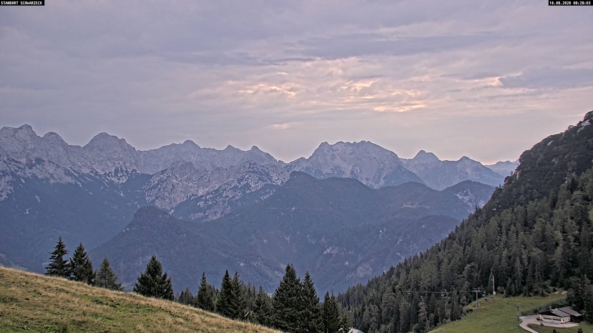 Archived image Webcam Alps of Berchtesgaden from Lofer, Tyrol