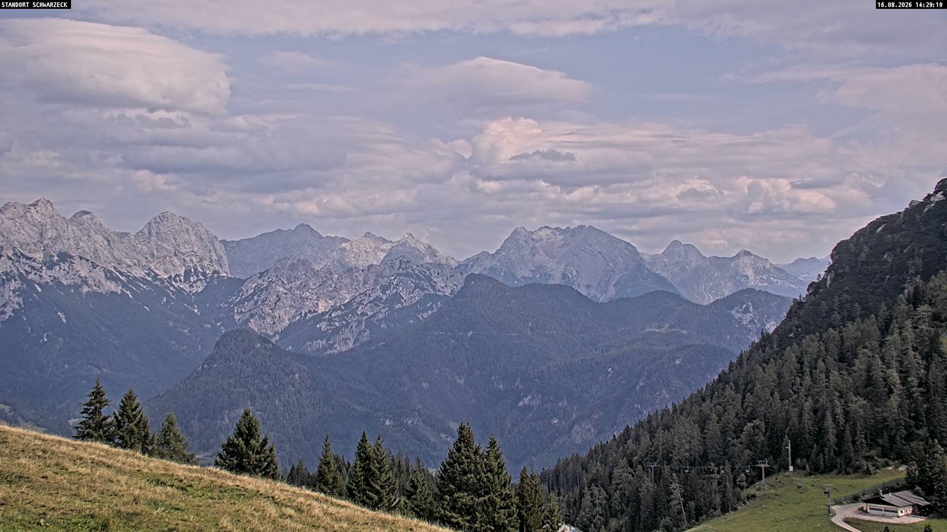 Archived image Webcam Alps of Berchtesgaden from Lofer, Tyrol