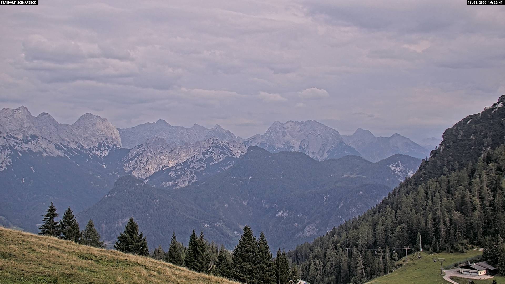 Archived image Webcam Alps of Berchtesgaden from Lofer, Tyrol