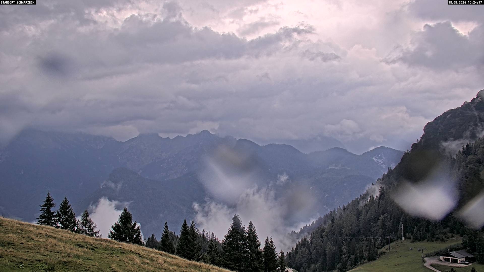 Archiv Foto Webcam Blick von Lofer auf die Berchtesgadener Alpen