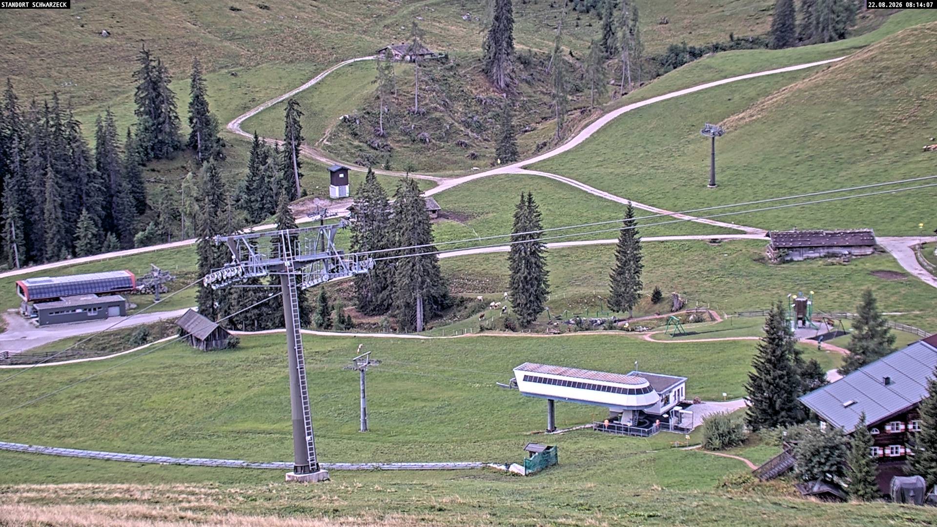 Archiv Foto Webcam Blick von Lofer auf die Berchtesgadener Alpen