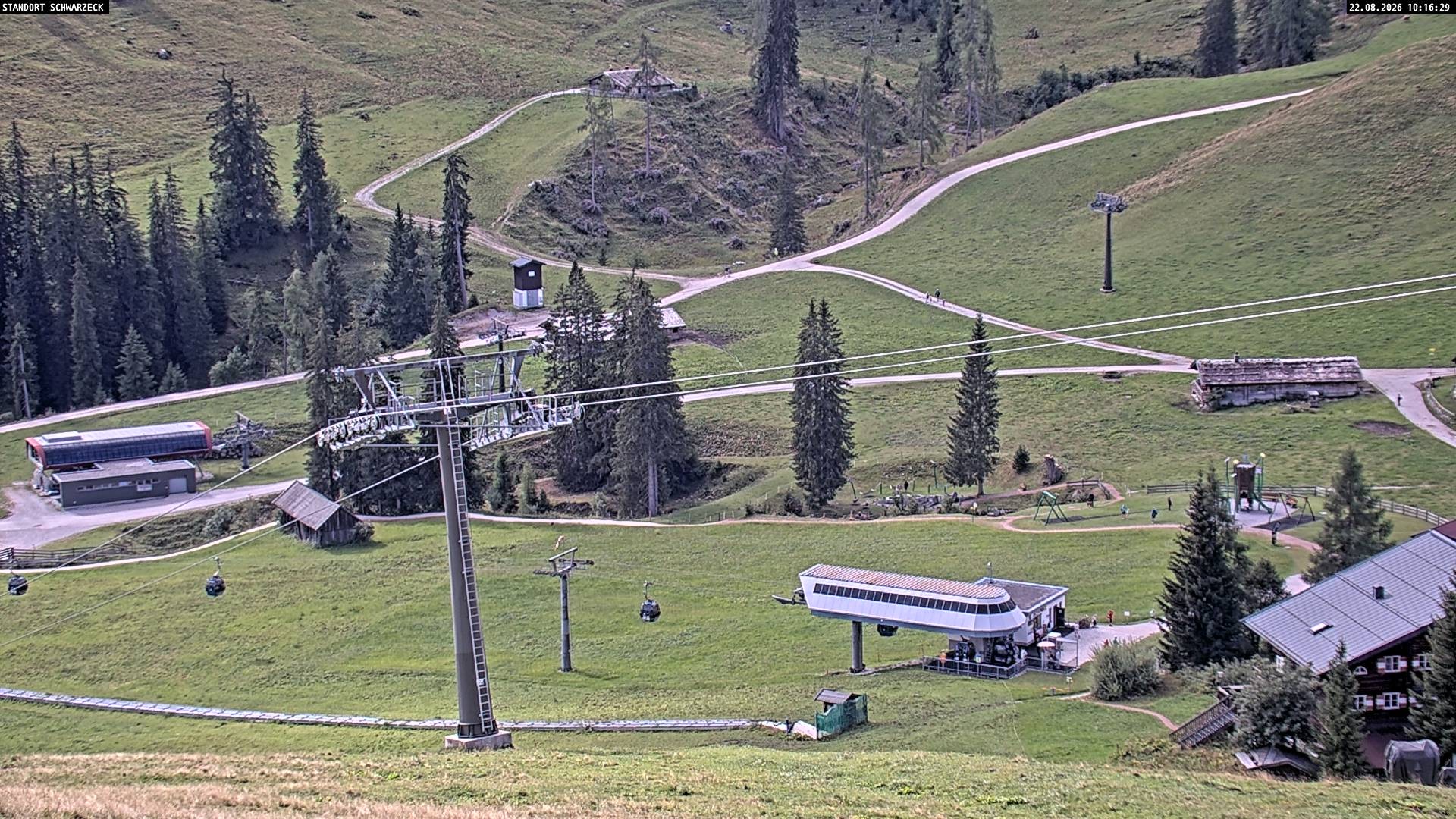 Archiv Foto Webcam Blick von Lofer auf die Berchtesgadener Alpen
