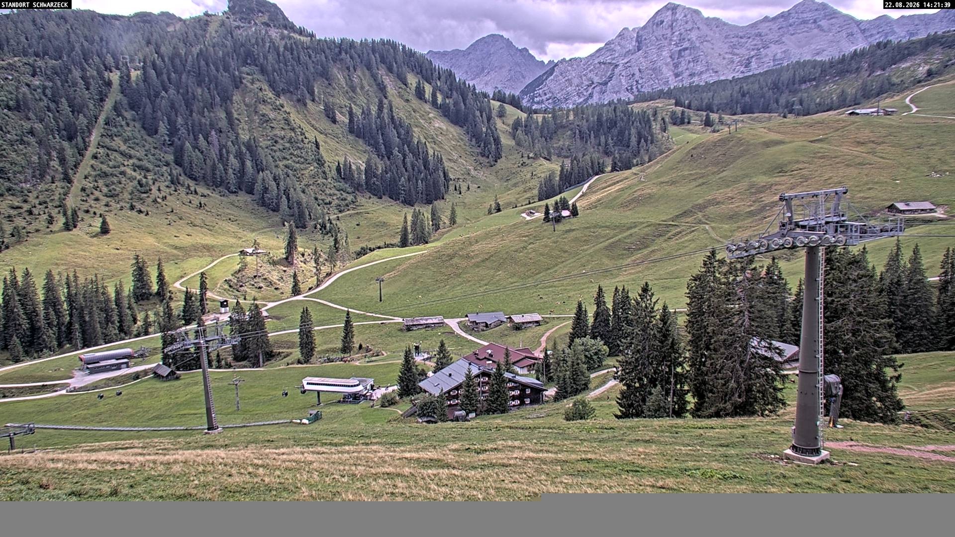 Archiv Foto Webcam Blick von Lofer auf die Berchtesgadener Alpen