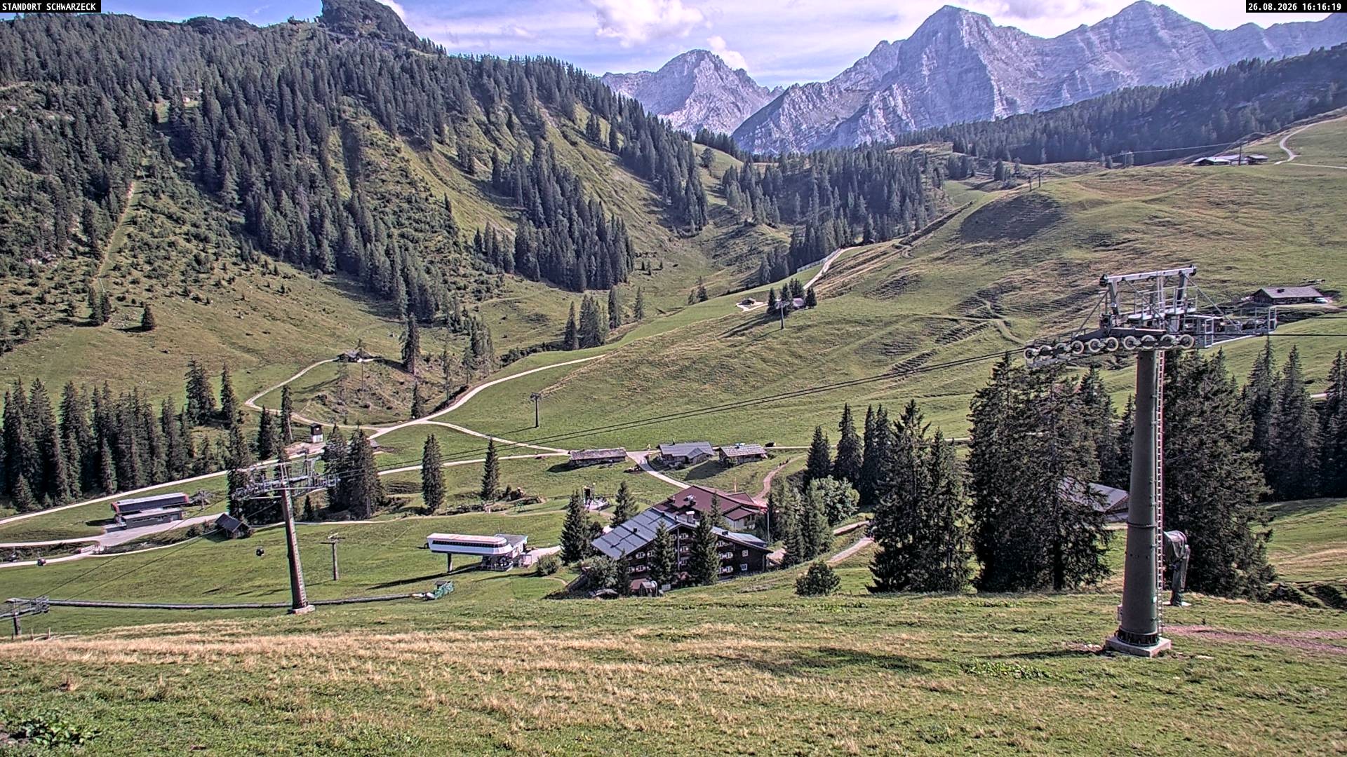 Archiv Foto Webcam Blick von Lofer auf die Berchtesgadener Alpen