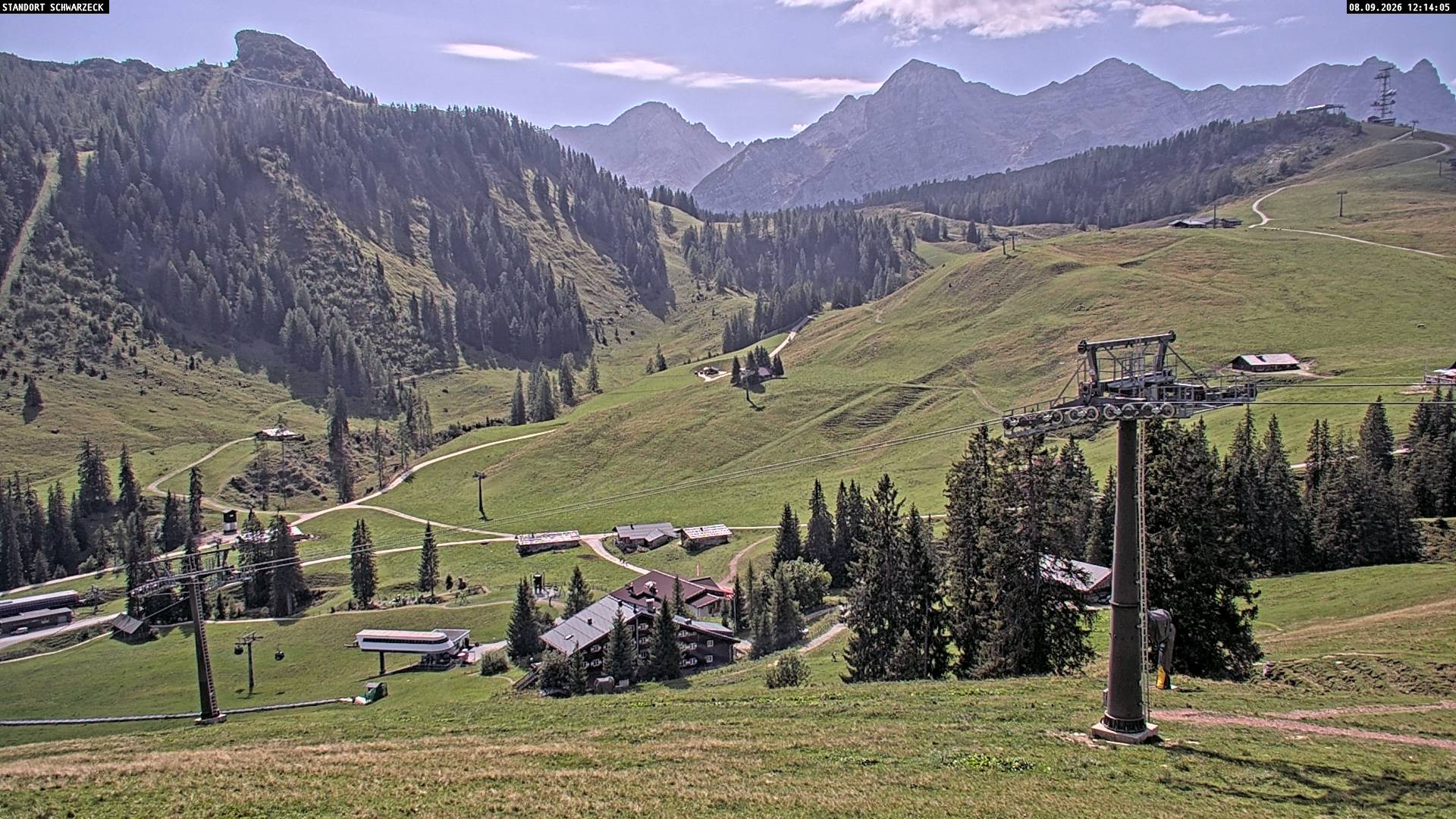 Archiv Foto Webcam Blick von Lofer auf die Berchtesgadener Alpen