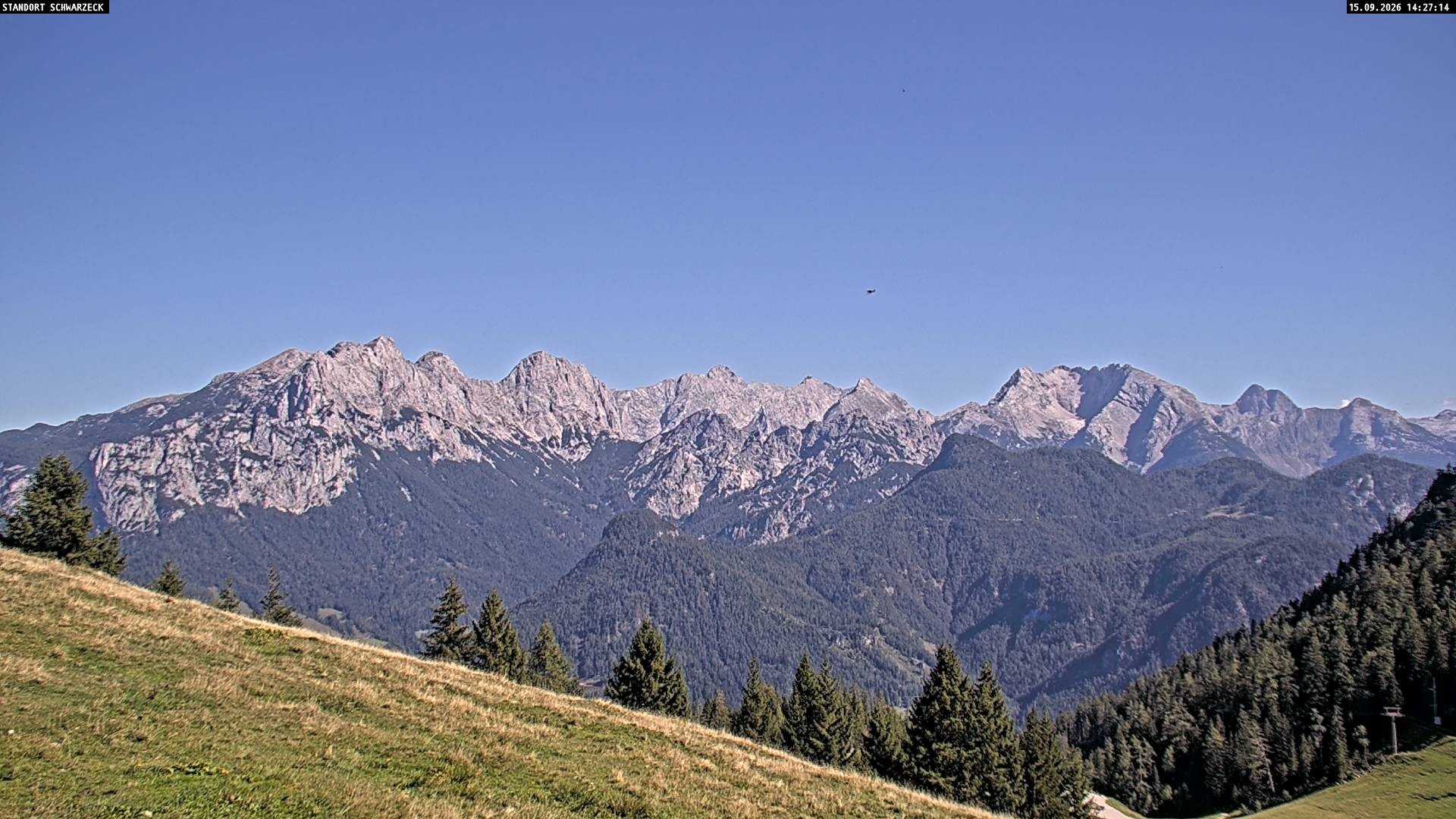 Archiv Foto Webcam Blick von Lofer auf die Berchtesgadener Alpen