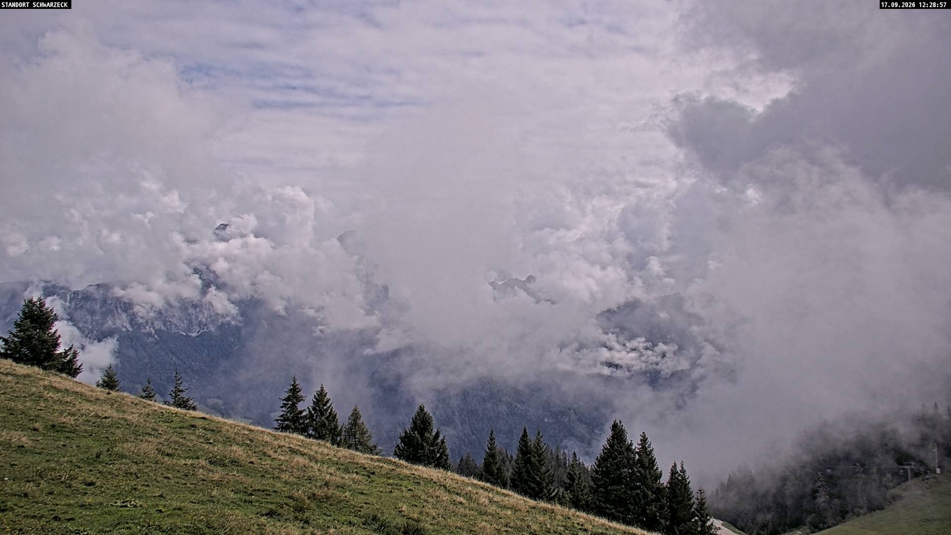 Archived image Webcam Alps of Berchtesgaden from Lofer, Tyrol