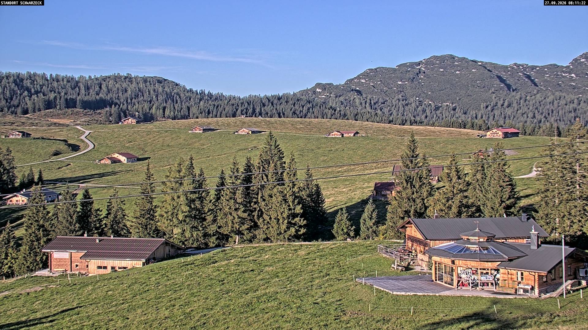 Archiv Foto Webcam Blick von Lofer auf die Berchtesgadener Alpen