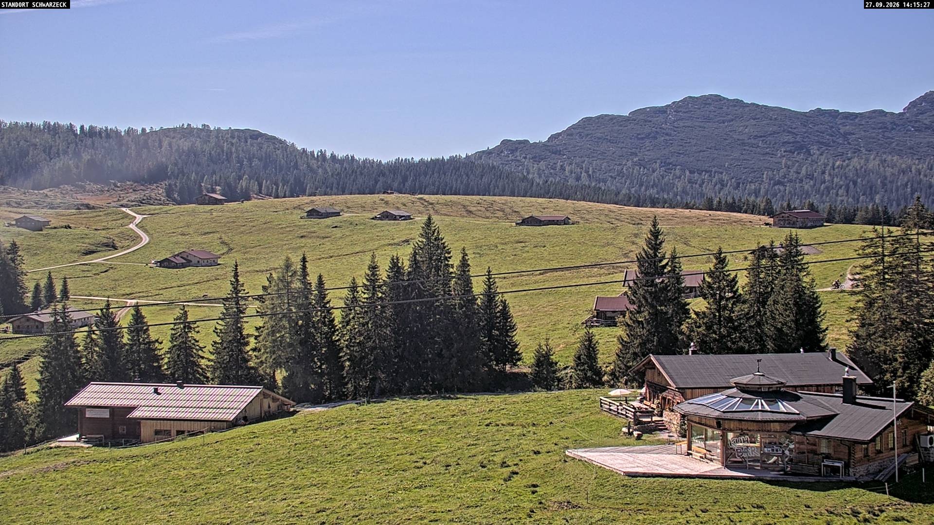 Archiv Foto Webcam Blick von Lofer auf die Berchtesgadener Alpen