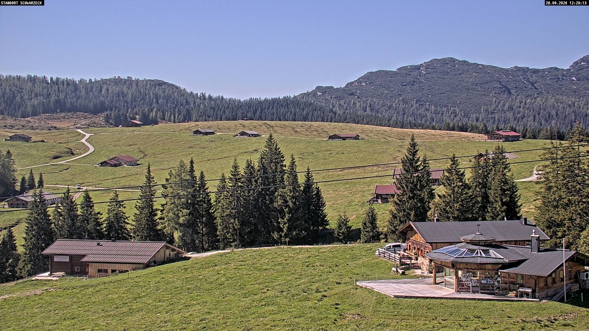 Archiv Foto Webcam Blick von Lofer auf die Berchtesgadener Alpen