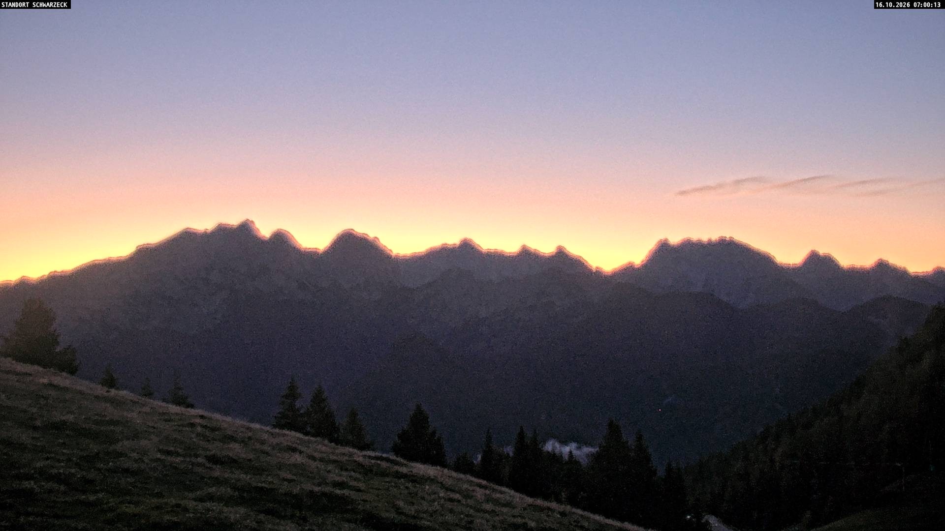 Archiv Foto Webcam Blick von Lofer auf die Berchtesgadener Alpen
