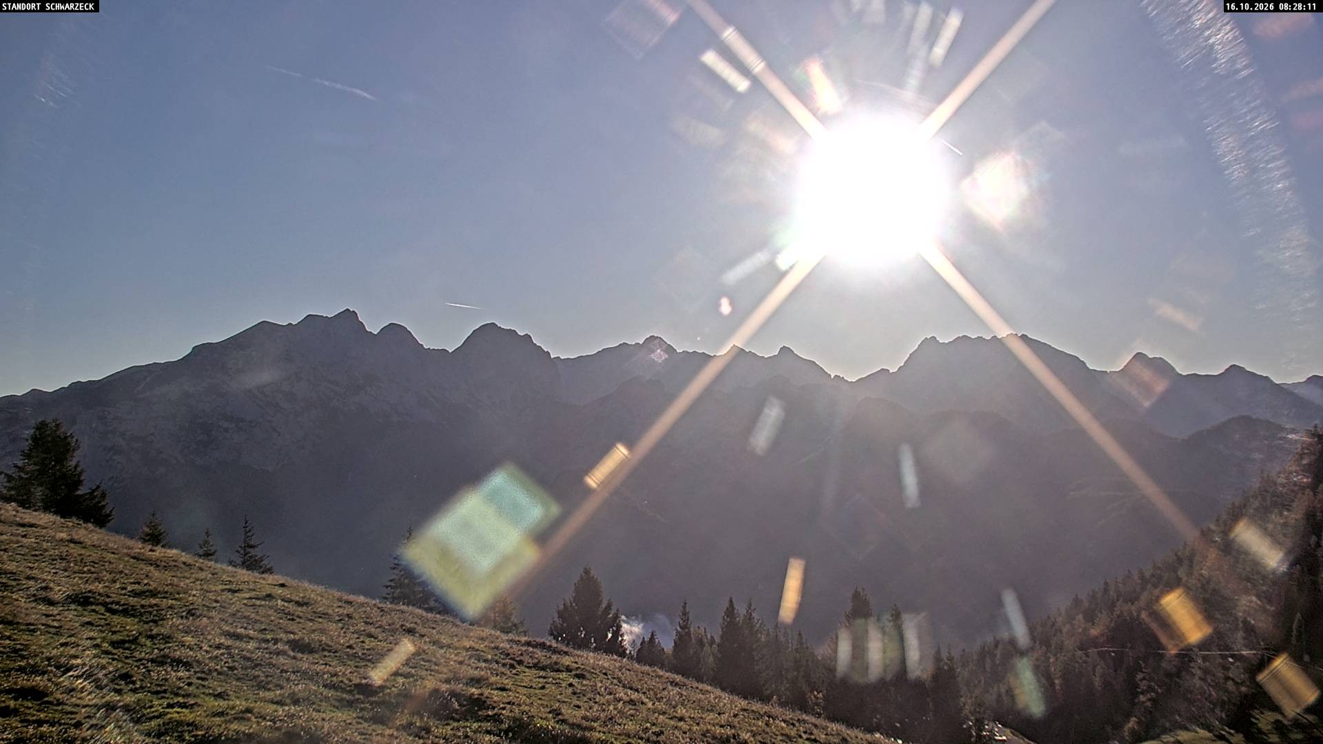 Archiv Foto Webcam Blick von Lofer auf die Berchtesgadener Alpen