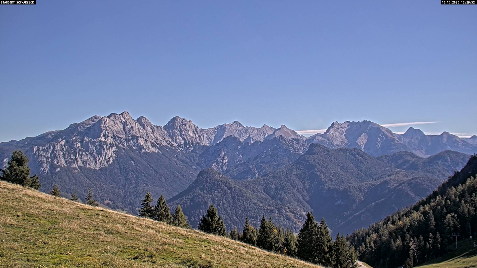 Archiv Foto Webcam Blick von Lofer auf die Berchtesgadener Alpen