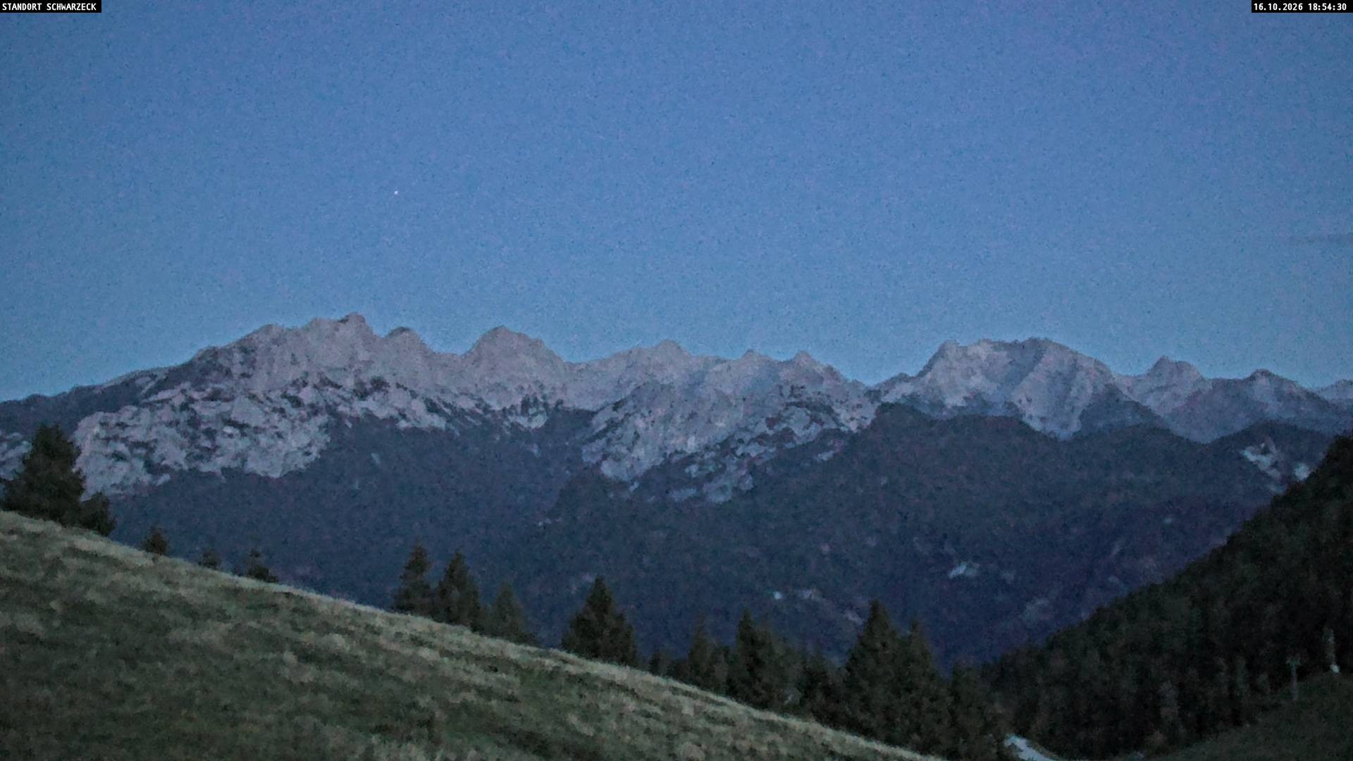 Archiv Foto Webcam Blick von Lofer auf die Berchtesgadener Alpen
