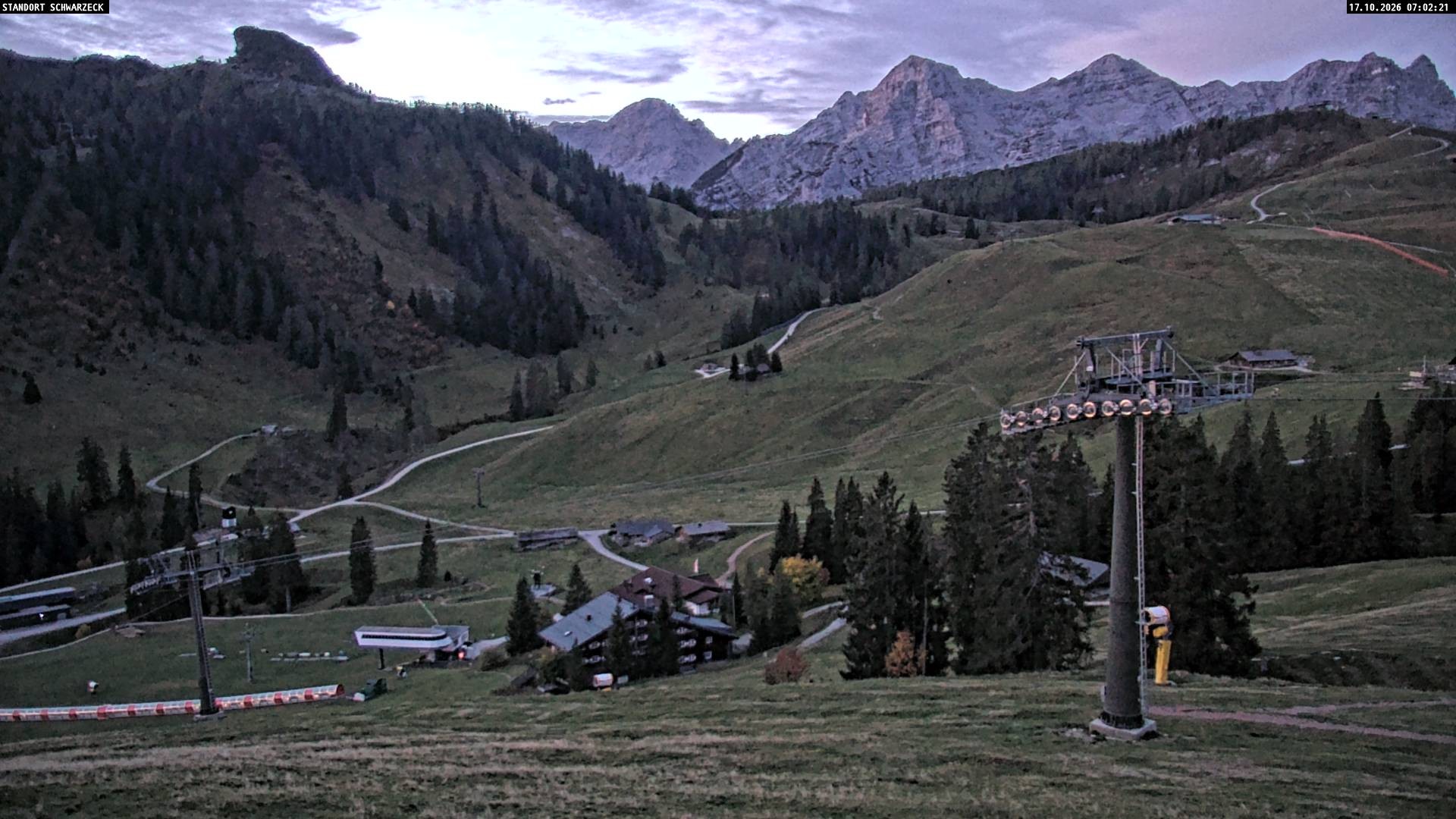 Archiv Foto Webcam Blick von Lofer auf die Berchtesgadener Alpen