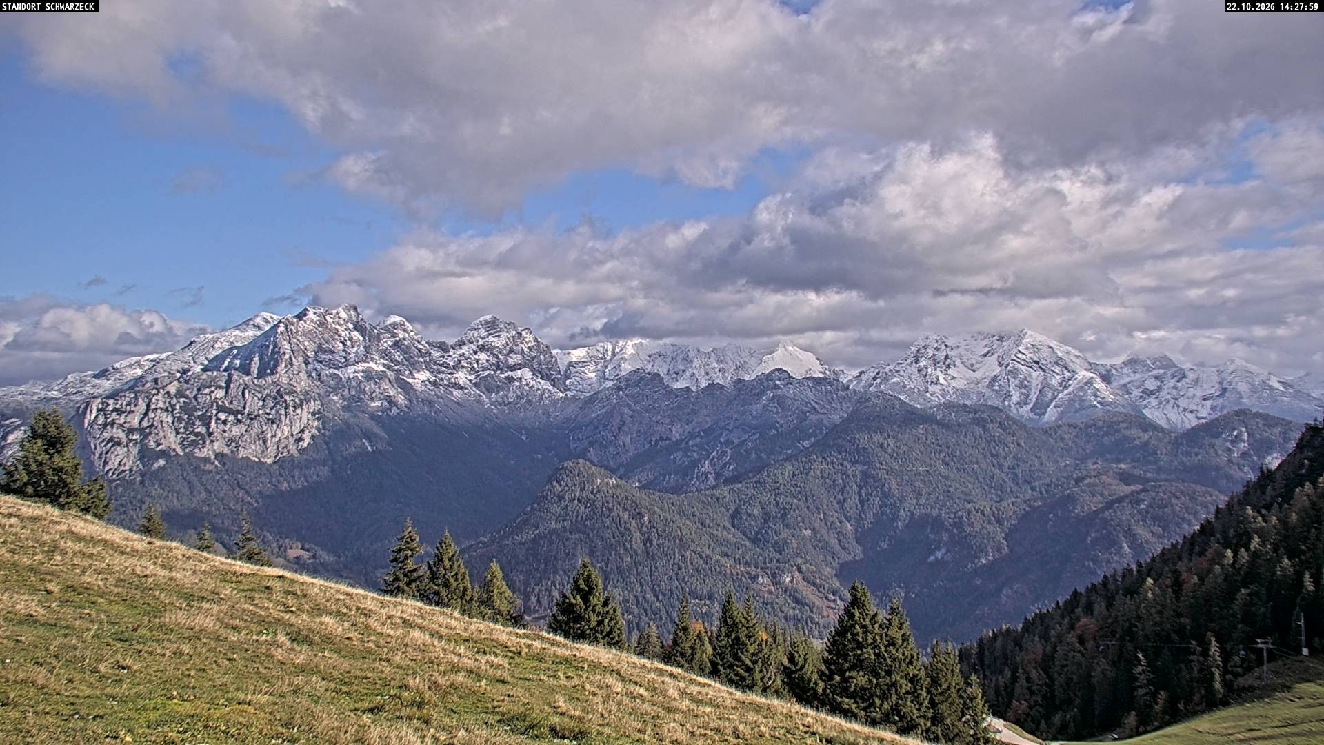 Archived image Webcam Alps of Berchtesgaden from Lofer, Tyrol