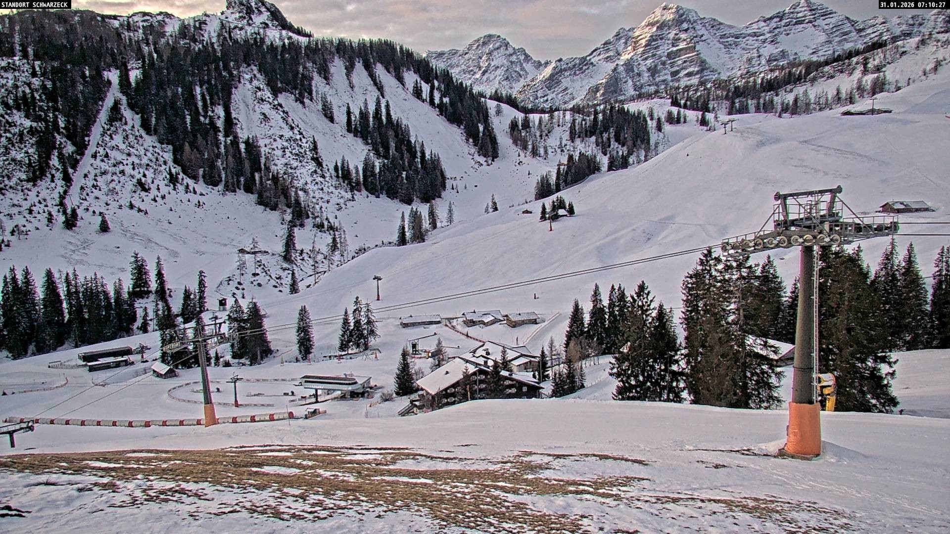 Archiv Foto Webcam Grubhörndl, Loferer Alm