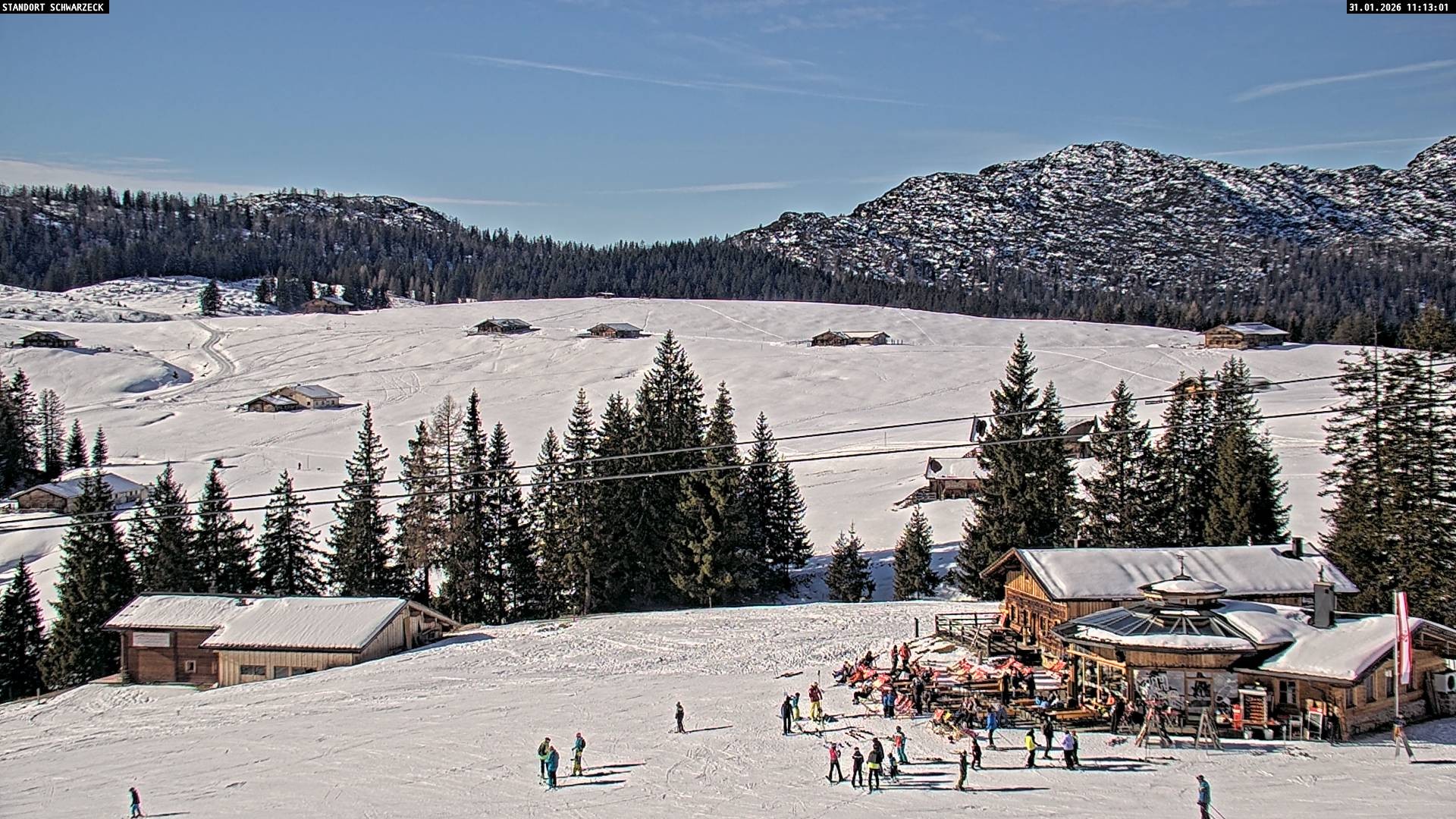 Archiv Foto Webcam Grubhörndl, Loferer Alm