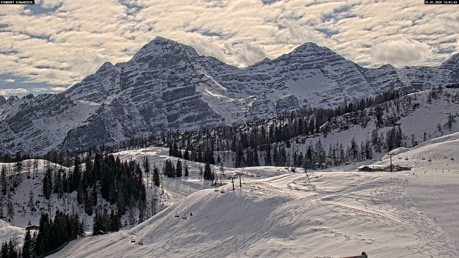 Archiv Foto Webcam Grubhörndl, Loferer Alm