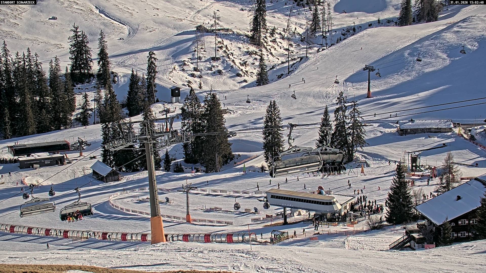 Archiv Foto Webcam Grubhörndl, Loferer Alm