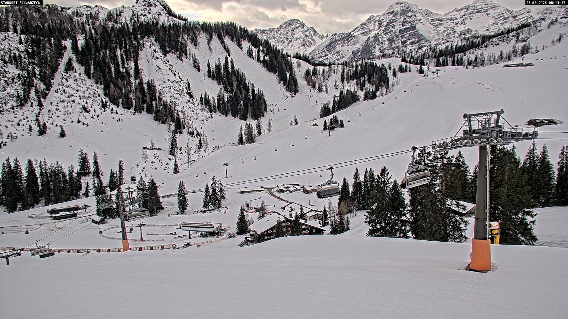 Archiv Foto Webcam Grubhörndl, Loferer Alm
