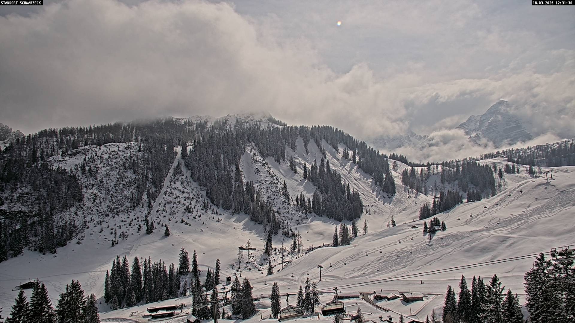 Archiv Foto Webcam Grubhörndl, Loferer Alm