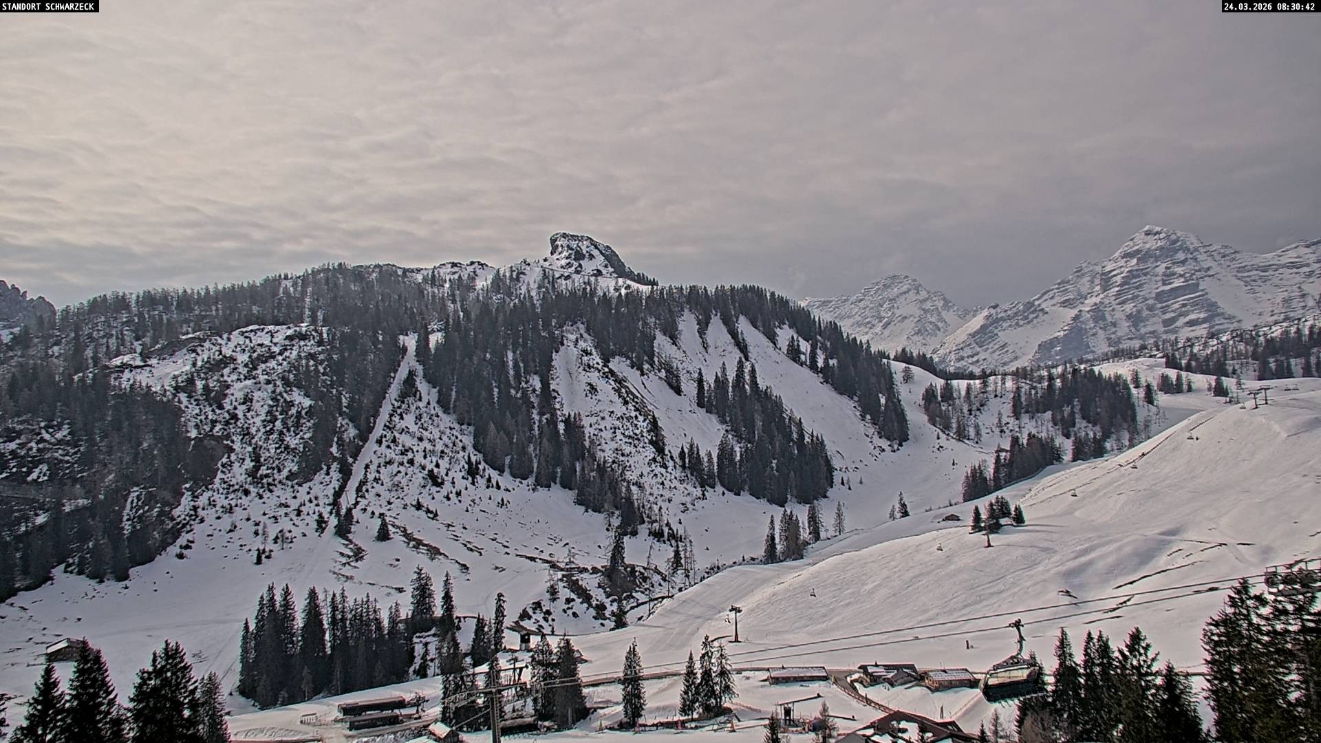 Archiv Foto Webcam Grubhörndl, Loferer Alm