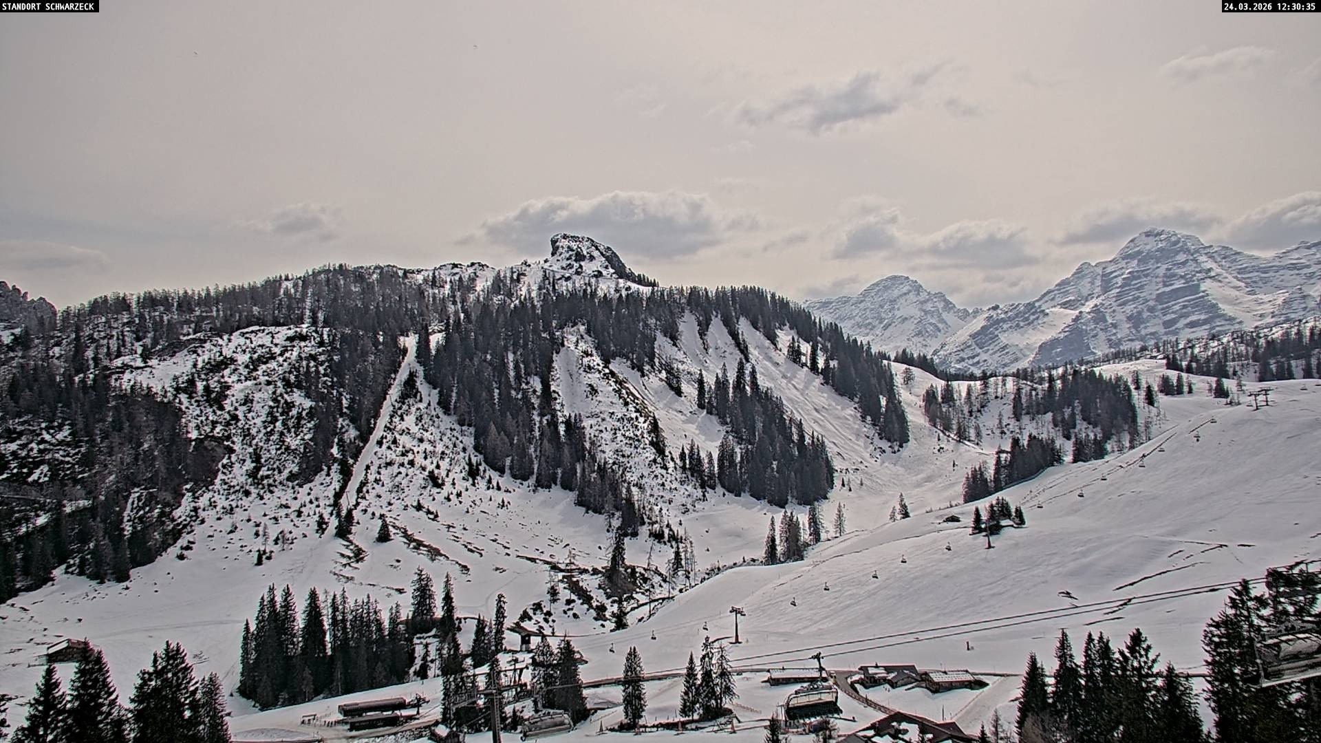 Archiv Foto Webcam Grubhörndl, Loferer Alm