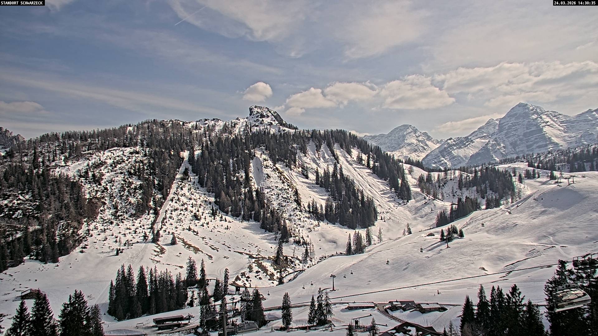 Archiv Foto Webcam Grubhörndl, Loferer Alm