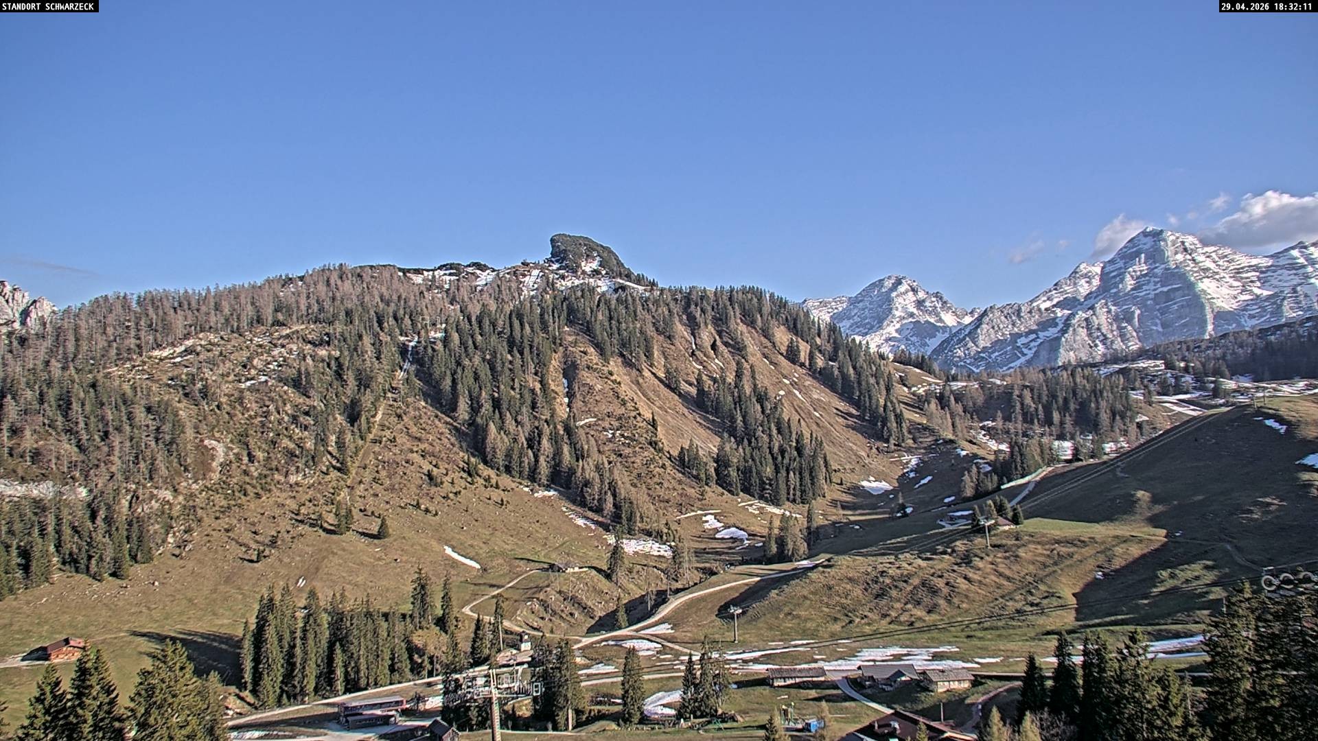 Archiv Foto Webcam Grubhörndl, Loferer Alm