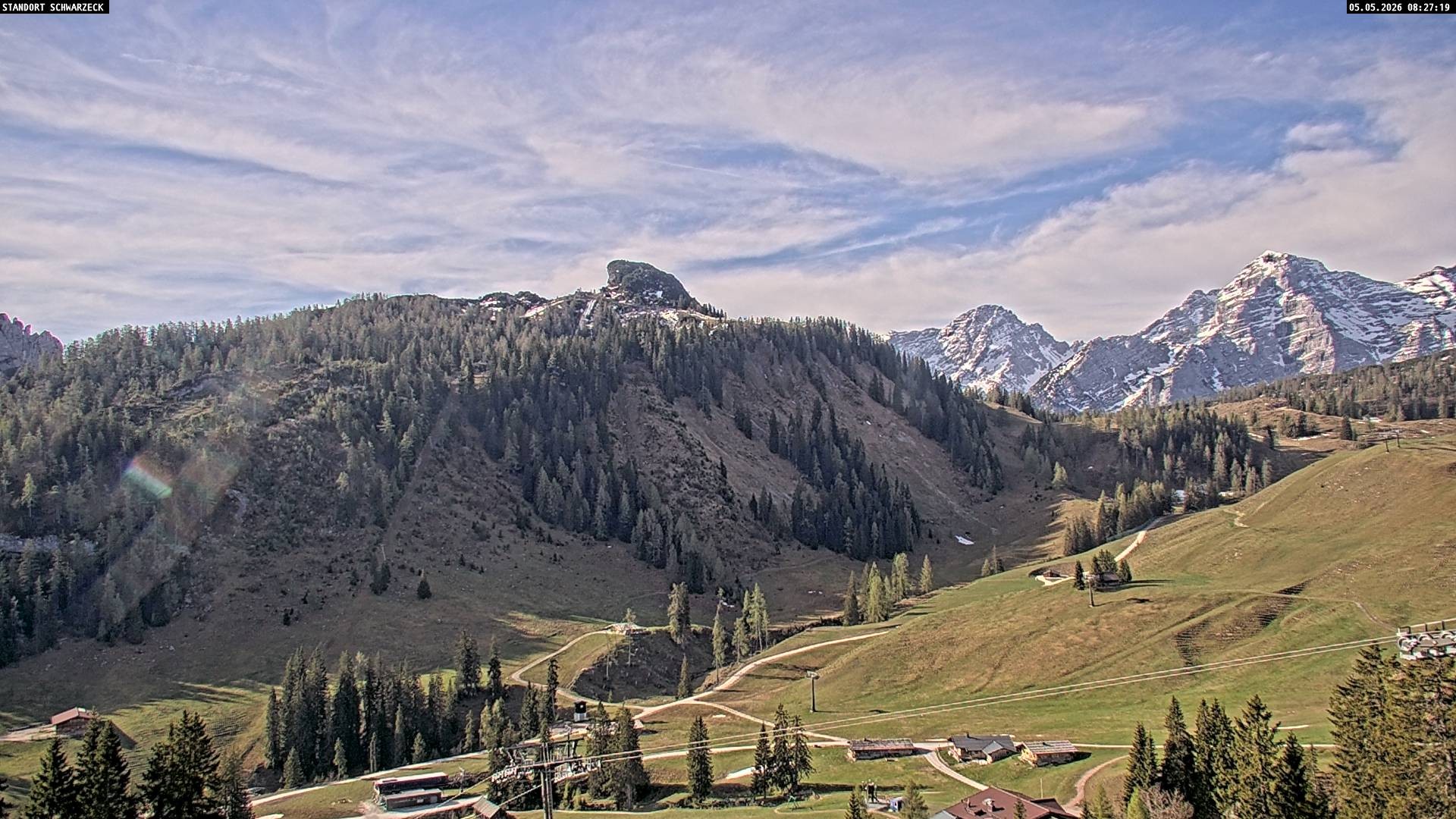 Archiv Foto Webcam Grubhörndl, Loferer Alm