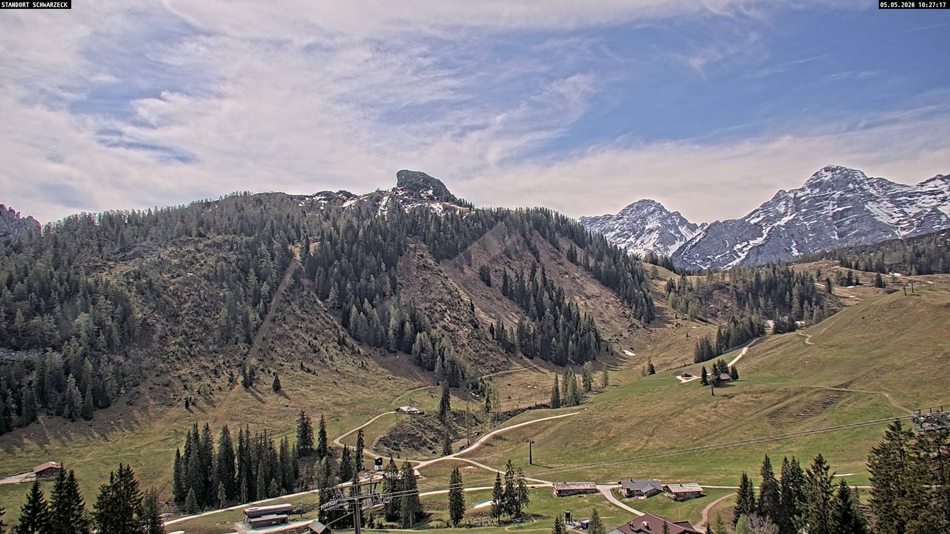 Archiv Foto Webcam Grubhörndl, Loferer Alm